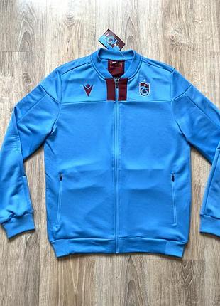 Мужская спортивная кофта олимпийка футбольная macron