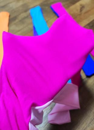 Колготки колготы цветные двухцветные капроновые детские дитячі для девочки дівчинки8 фото