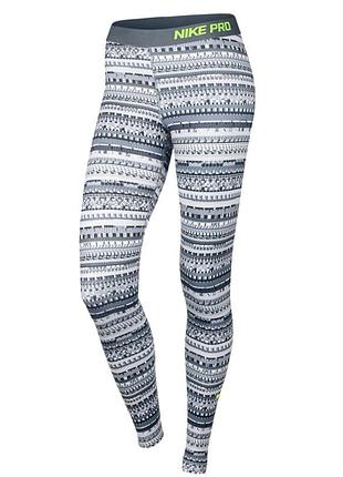 Жіночі утеплені лосіни жіночі тайтсы nike pro warm 8 bit
