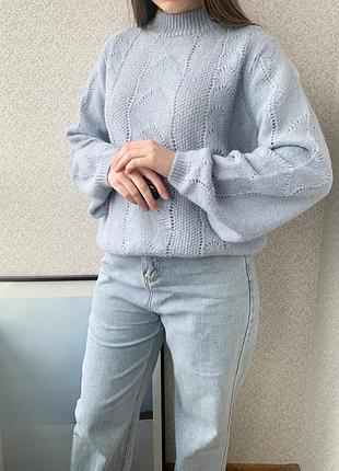 Свитер, світер, кофта, джемпер, объемный рукав, об'ємний рукав, h&m