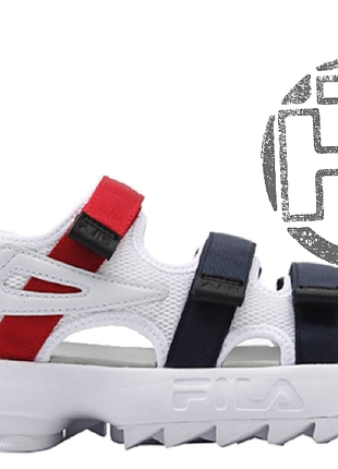 Жіночі сандалі fila disruptor 2 sandal summer shoes white fs1htz3082x