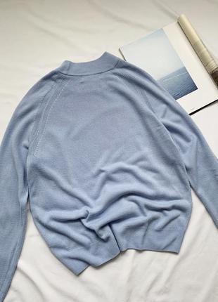 Кофта, джемпер, пуловер, голубой, голубий, базовый, m&s2 фото