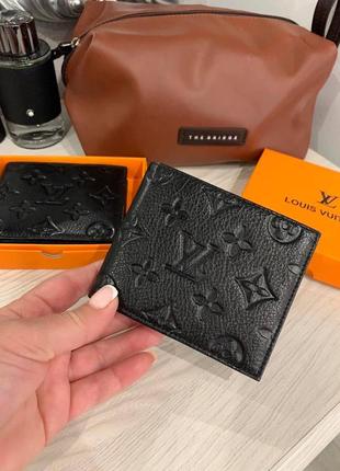 Кошелек мужской кожаный в стиле louis vuitton