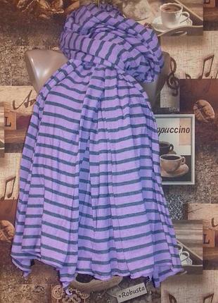 Трикотажный шарф палантин tommy hilfiger,115×260см