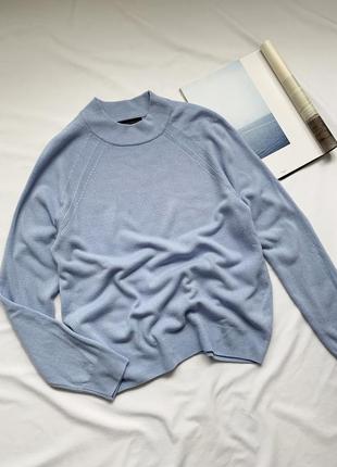 Кофта, джемпер, пуловер, голубой, голубий, базовый, m&s3 фото