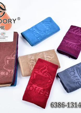 Серветки кухонні з мікрофібри розмір 25*25 кави мікс 6шт опт