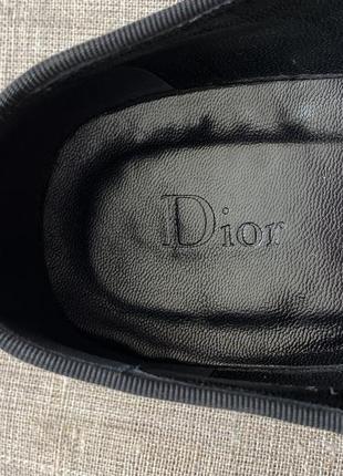 Респектабельные кожаные туфли dior, 42,5 р, оригинал🖤7 фото