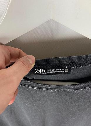 Zara washed оверсайз лонгслив 2