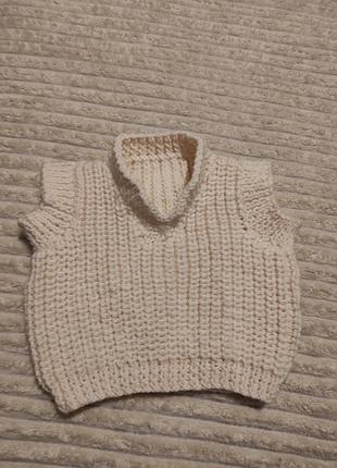 Жилет, теплий кардиган, безрукавка 3-9 м