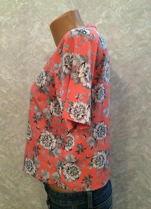 Блуза топ в цветы new look3 фото