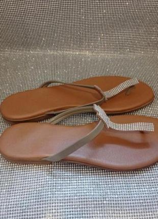 Шльопанці жіночі зі стразами жіночі