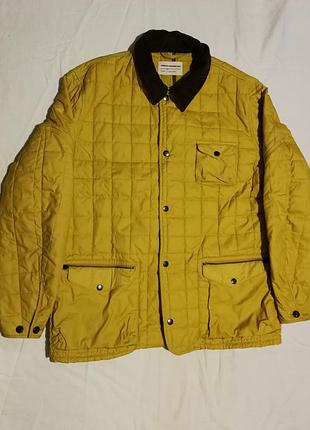 Чоловіча жовта стьобана куртка french connection