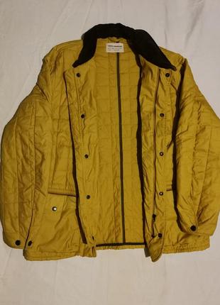 Мужская желтая стеганая куртка french connection2 фото