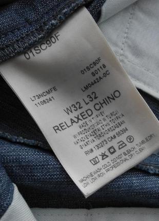 Штаны чиносы lee relaxed chino 32/32 ( новое )5 фото