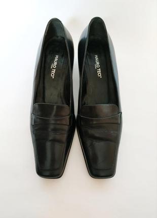 Туфли женские кожаные mauro teci лоферы класичні туфлі шкіряні жіночі італія4 фото