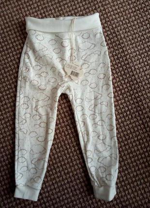Трикотажные штаны на 74-80 и  86-92 см lupilu германия