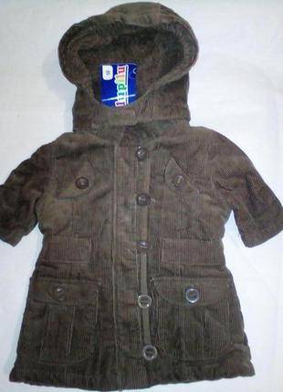 Курточка-пальто на 3-6 м-68 см lupilu1 фото