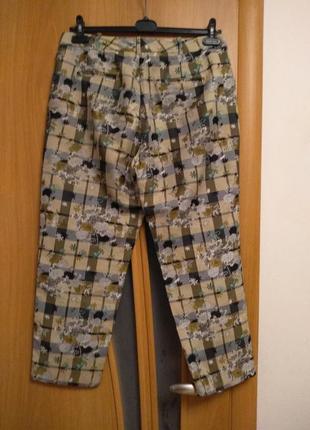 Цветные тонкие штаны с карманами. размер 165 фото