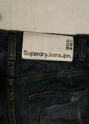 Мужские синие джинсы superdry8 фото