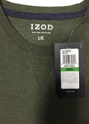Лонгслив реглан мужской izod , l 4