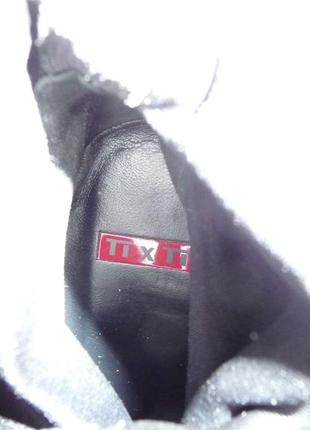 Ботинки чулки стрейчевые, замшевые, tixti (италия)4 фото