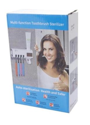 Тримач для зубної пасти та щітки з дозатором уф-стерилізатор el-11747 фото