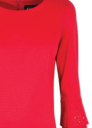 Жіноче плаття sunrisa zaps червоного кольору. колекція осінь-зима5 фото