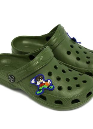 Детские кроксы "likecrocs" (30,31,32,33,34,35) хаки