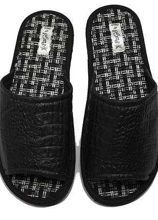 Тапочки чоловічі відкриті pago чорний