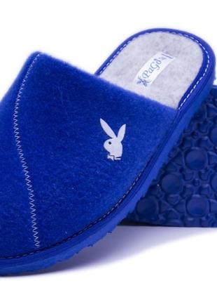 Тапочки домашние комнатные мужские закрытые электрик размер 41 - 46