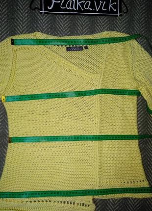 Очень нежный  свитер джемпер светло желтого цвета размер l /48 от norwiss6 фото