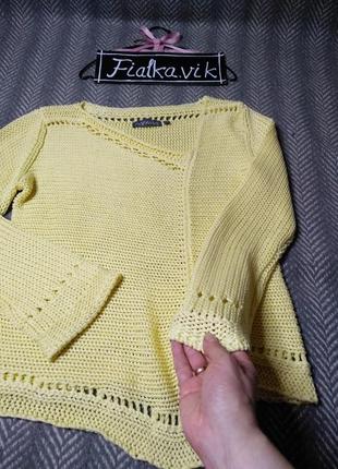 Очень нежный  свитер джемпер светло желтого цвета размер l /48 от norwiss2 фото