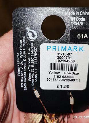 Нові сережки primark листя 6