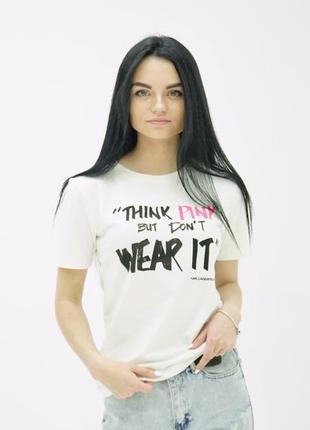 Футболка женская karl 80657 white m