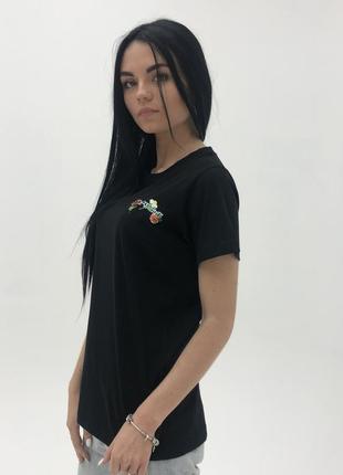 Футболка женская off-white 21277 black 2xl2 фото