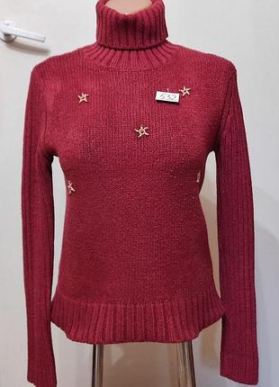 532. женский шерстяной свитер. р. - наш 46