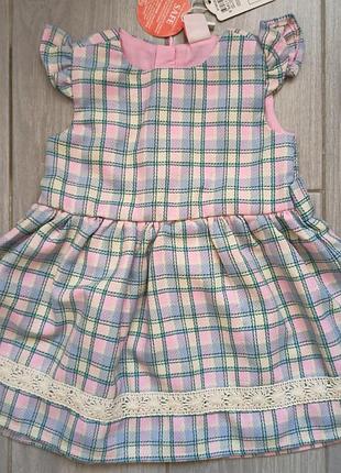 Платье на девочку 9-12мес