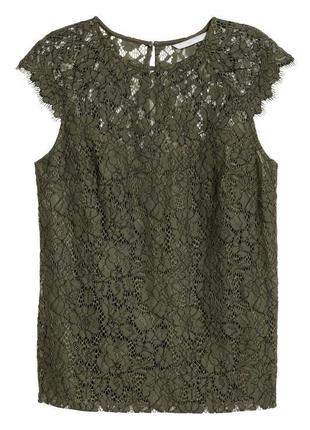 Блуза майка топ з мережива