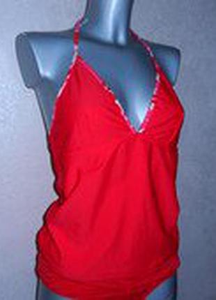 16/l/48*atmosphere*червоний купальник танкіні для вагітних новий