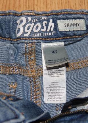 Детские джинсы oshkosh 4т на 4 года ошкош состояние новых8 фото