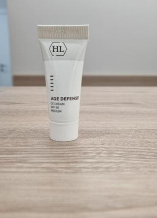 Holy land cosmetics age defense cc cream spf-50 коригуючий крем сс