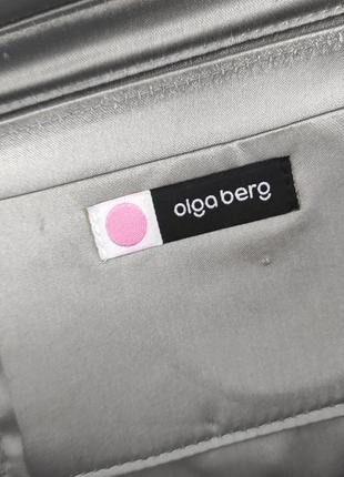 Шикарна сумочка з тисненням під пітона з еко шкіри клатч редикюль від olga berg5 фото