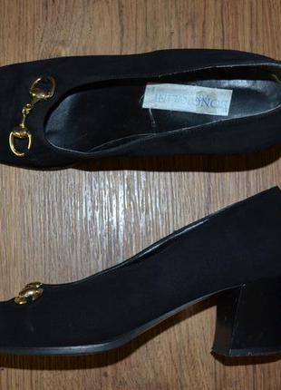 Р. 40 - 26 см. alessandro bonciolini. туфли замшевые, нарядные, деловые фирменные оригинал