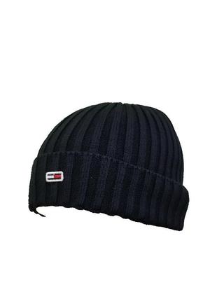 Шапка мужская tommy  hilfiger hats baret th-251 dark blue