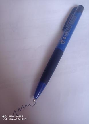 Ручка шариковая механическая синяя 1 мм3 фото
