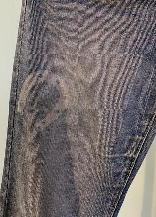 Вінтажні артові ексклюзивні кльош джинси dsquared2 оригінал10 фото