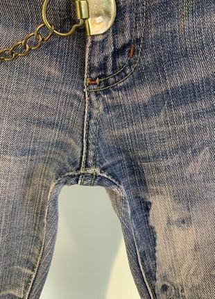 Вінтажні артові ексклюзивні кльош джинси dsquared2 оригінал9 фото
