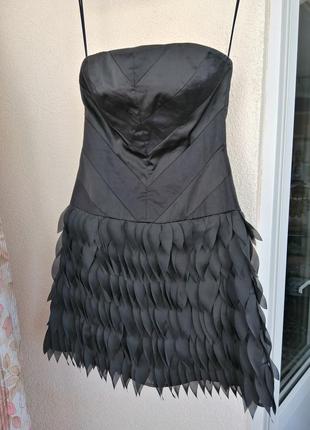 Коктельна сукня бюст'є з оздобленням xs-s4 фото