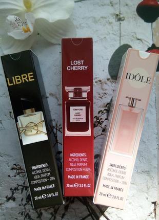 Хит! 3в1= 260! 🍒 libre lost cherry idole 🍒 мини парфюм духи парфюмированная парфумована вода пробники