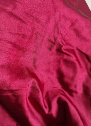 Майка атласная красная бордовая вишнёвая маечка женская атласная атлас кружево секси dolce mara ночнушка8 фото